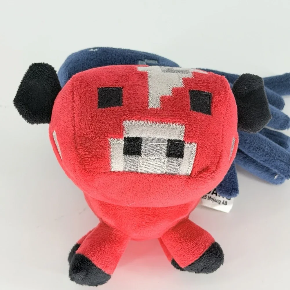 Minecraft Plush Lot Mooshroom Pig Squid 7–8